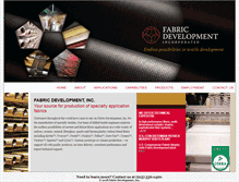 Tablet Screenshot of fabricdevelopment.com